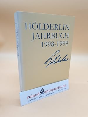 Bild des Verkufers fr Hlderlin-Jahrbuch 1998-1999 (31. Band) zum Verkauf von Roland Antiquariat UG haftungsbeschrnkt