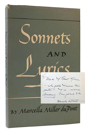 Seller image for SONNETS AND LYRICS SIGNED for sale by Rare Book Cellar