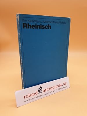 Rheinisch / (= Sprachhefte für den Deutschunterricht, Heft 6, hrsg. von Werner Besch, Heinrich Lö...