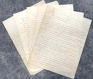 Awakening, The Typed Manuscript Signed