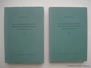 Imagen del vendedor de Die nationalpolitische Publizistik Deutschlands von 1866-1871. Eine kritische Bibliographie. 2 Bnde. a la venta por Antiquariat Hans-Jrgen Ketz