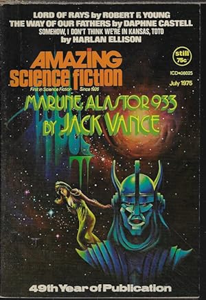 Bild des Verkufers fr AMAZING Science Fiction: July 1975 ("Marune: Alastor 933") zum Verkauf von Books from the Crypt