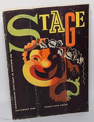 Seller image for Stage: the magazine of after-dark entertainment; September 1937 for sale by Bolerium Books Inc.