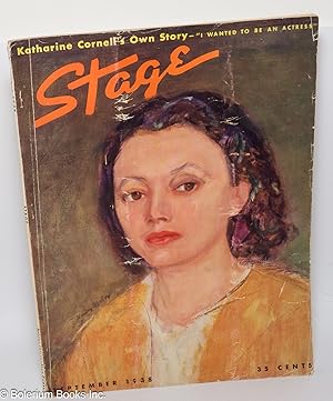 Imagen del vendedor de Stage: the magazine of after-dark entertainment; September 1938: Katherine Cornell's Own Story part one a la venta por Bolerium Books Inc.