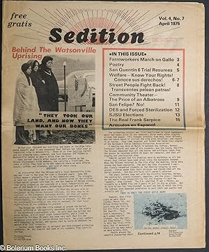 Sedition: Vol. 4 no. 7 (April 1975)