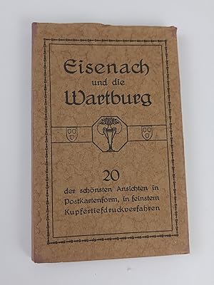 Ansichten, Postkarte Eisenach und die Wartburg um 1910 20 der schönsten Ansichten in Postkartenfo...
