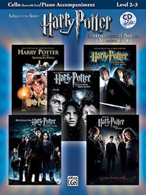 Immagine del venditore per Harry Potter Instrumental Solos for Strings (Movies 1-5), Cello Book & Online Audio/Software, Level 2-3 Cello / Piano Accompaniment(Pop Instrumental . Instrumental Solos (Movies 1-5): Level 2-3) venduto da WeBuyBooks