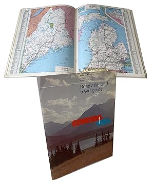 Road atlas and travel guide Canada Usa