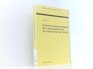 Seller image for Untersuchungsausschsse der Landesparlamente als Instrumente der Politik (Sozialwissenschaftliche Studien) (German Edition) (Sozialwissenschaftliche Studien, 26, Band 26) Jrgen Plhn for sale by Book Broker