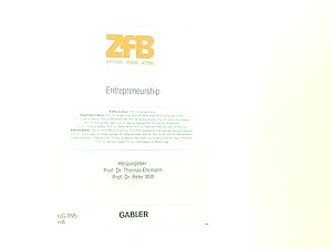 Bild des Verkufers fr Entrepreneurship (ZfB Special Issue) Hrsg. Thomas Ehrmann ; Peter Witt zum Verkauf von Book Broker