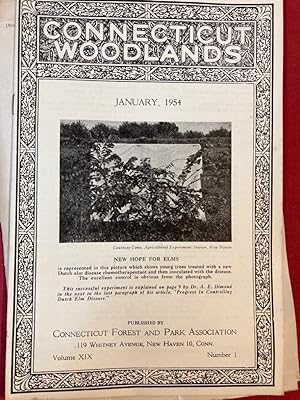 Seller image for Connecticut Woodland. Volume 19, No 1, 1954. for sale by Plurabelle Books Ltd