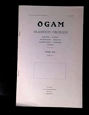 Bild des Verk�ufers f�r Ogam Tradition celtique La poterie peinte gauloise � Roanne Loire au 1er si�cle avant J�sus-Christ zum Verkauf von LibrairieLaLettre2