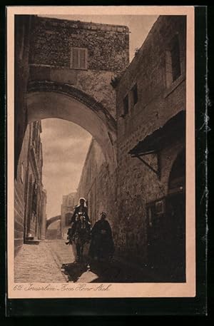 Bild des Verkufers fr Ansichtskarte Jerusalem, Ecce Homo Arch zum Verkauf von Bartko-Reher