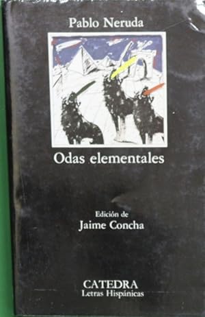 Imagen del vendedor de Odas elementales a la venta por Librera Alonso Quijano