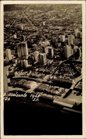 Bild des Verkufers fr Ansichtskarte / Postkarte Belo Horizonte Brasilien, Luftbild 1948 zum Verkauf von akpool GmbH