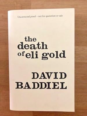 Seller image for THE DEATH OF ELI GOLD for sale by Happyfish Books