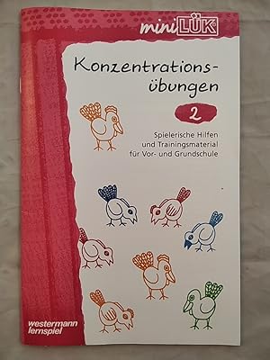 Imagen del vendedor de miniLK: Konzentrationsbungen 2 [Lernspiel]. LK-Kasten muss separat erworben werden! Achtung: Nicht geeignet fr Kinder unter 3 Jahren. a la venta por KULTur-Antiquariat