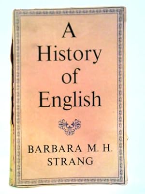 Imagen del vendedor de A History of English a la venta por World of Rare Books