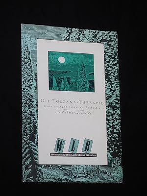 Imagen del vendedor de Programmheft 8 Wrttembergische Landesbhne Esslingen 1990/ 91. DIE TOSCANA-THERAPIE von Robert Gernhardt. Regie: Ralf-Gnter Krolkiewicz, Bhnenbild/ Kostme: Carolin Mittler. Mit Ingrid Mlleder, Albert Frank, Klaus Lerm, Neven Nthig, Cornelia Marx, Ernst Specht, Oliver Trautwein, Salvatore Voi a la venta por Fast alles Theater! Antiquariat fr die darstellenden Knste