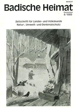 Zeitschrift für Landes- und Volkskunde, Natur-, Umwelt- und Denkmalschutz. Nr. 4 / 1989.