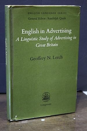 Seller image for English in Advertising. A Linguistic Study of Advertising in Great Britain.- Leech, Geoffrey N. for sale by MUNDUS LIBRI- ANA FORTES