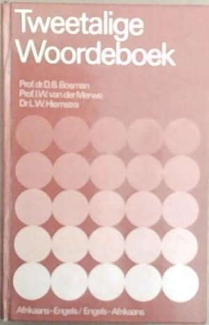 Seller image for Tweetalige Woordeboek Afrikaans-Engels for sale by Chapter 1