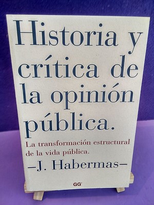 Historia y crítica de la opinión pública: La transformación de la vida pública