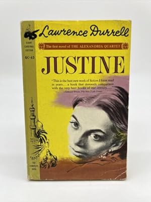 Imagen del vendedor de Justine - Cardinal GC-63 1963 6th Lawrence Durrell BK1 The Alexandria Quartet a la venta por Dean Family Enterprise