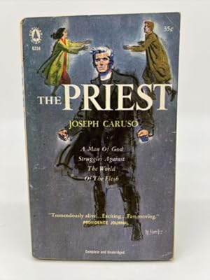 Bild des Verkufers fr The Priest by Joseph Caruso RARE 1st MacMillian Company Printing 1956 Vintage PB zum Verkauf von Dean Family Enterprise