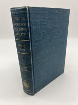 Image du vendeur pour How to Increase Reading Ability by Albert J. Harris 2nd Edition 1954, HC mis en vente par Dean Family Enterprise