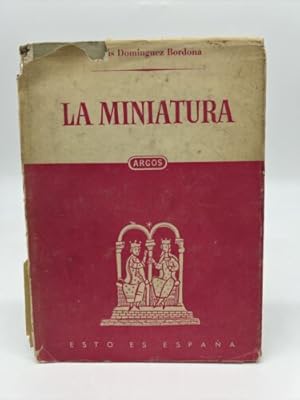 Seller image for To the Thumbnail (La Miniature) by J. Dominguez Bordona, 1st Edition, HC w/DJ for sale by Dean Family Enterprise