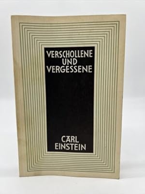 Bild des Verkufers fr Carl Einstein. Existence and aesthetics. Lost and forgotten German Trade PB 1970 zum Verkauf von Dean Family Enterprise