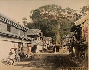 Japan - Lackalbum mit 48 handkolorierten Original-Fotografien vom Ende 19. Jahrhunderts, montiert...