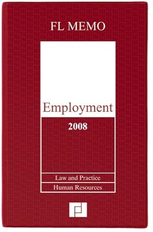 Image du vendeur pour Employment Memo 2008 mis en vente par WeBuyBooks