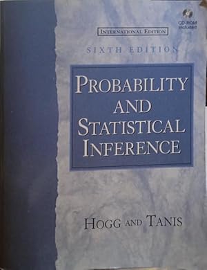 Seller image for PROBABILITY AND STATISTICAL INFERENCE. for sale by Livraria Castro e Silva