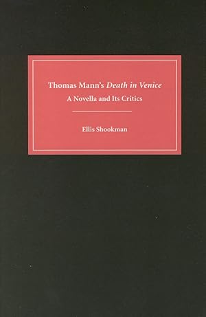 Bild des Verkufers fr Thomas Mann\ s Death in Venice: A Novella and Its Critics zum Verkauf von moluna