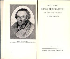 Bild des Verkufers fr Moses Mendelssohn. Ein jdisches Schicksal in Deutschland. zum Verkauf von Rdner Versandantiquariat