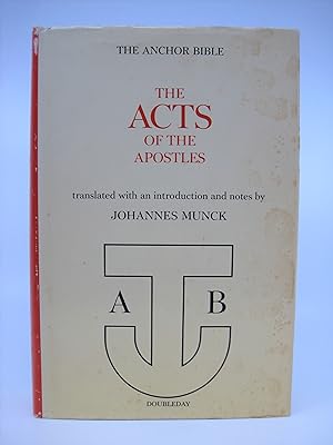 Bild des Verkufers fr The Act of the Apostles: Volume 31 in the Anchor Bible zum Verkauf von Shelley and Son Books (IOBA)
