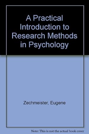 Bild des Verkufers fr A Practical Introduction to Research Methods in Psychology zum Verkauf von WeBuyBooks