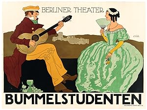 Bild des Verkufers fr Berliner Theater. Bummelstudenten. zum Verkauf von Michael Meyer-Pomplun