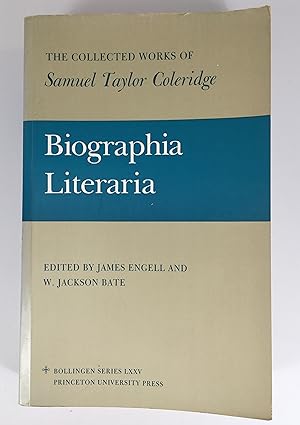 Image du vendeur pour The Collected Works of Samuel Taylor Coleridge: Biographia Literaria mis en vente par The Curated Bookshelf