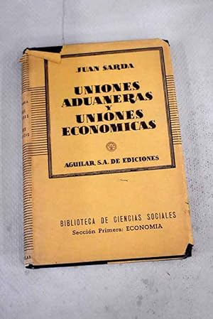 Bild des Verkufers fr Uniones aduaneras y uniones econmicas zum Verkauf von Alcan Libros