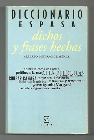 Imagen del vendedor de DICCIONARIO ESPASA DICHOS Y FRASES HECHAS a la venta por Ducable Libros