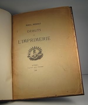 Les débuts de l'imprimerie