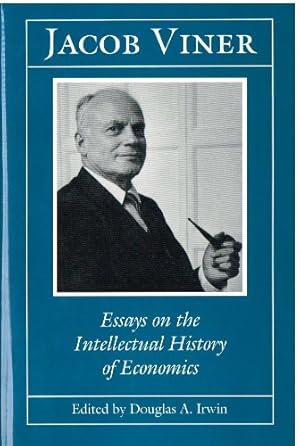 Bild des Verkufers fr Jacob Viner    Essays On the Intellectual History Of Economics (Princeton Legacy Library) zum Verkauf von WeBuyBooks