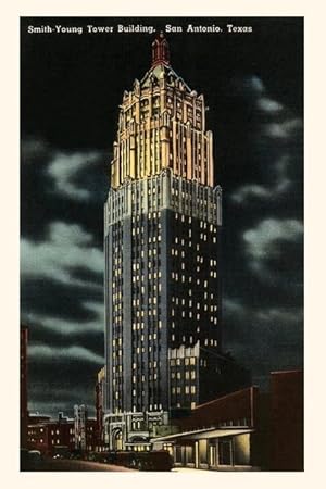 Bild des Verkufers fr Vintage Journal Night, Smith-Young Tower, San Antonio, Texas zum Verkauf von moluna