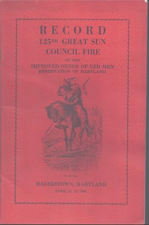 Seller image for RECORD 125TH GREAT SUN COUNCIL FIRE for sale by Neil Shillington: Bookdealer/Booksearch