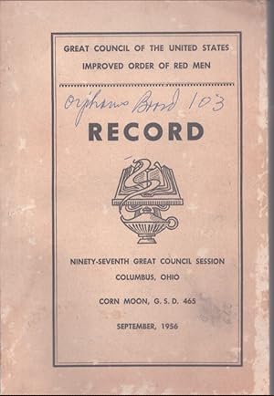 Seller image for RECORD- NINETY-SEVENTH GREAT COUNCIL SESSION for sale by Neil Shillington: Bookdealer/Booksearch