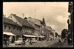 Bild des Verkufers fr Ansichtskarte Finsterwalde (Niederlausitz), Ernst-Thlmann-Strasse zum Verkauf von Bartko-Reher