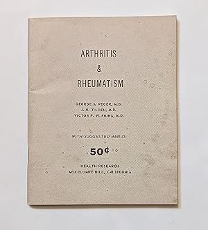 Bild des Verkufers fr Arthritis & Rheumatism zum Verkauf von Beauford's Books